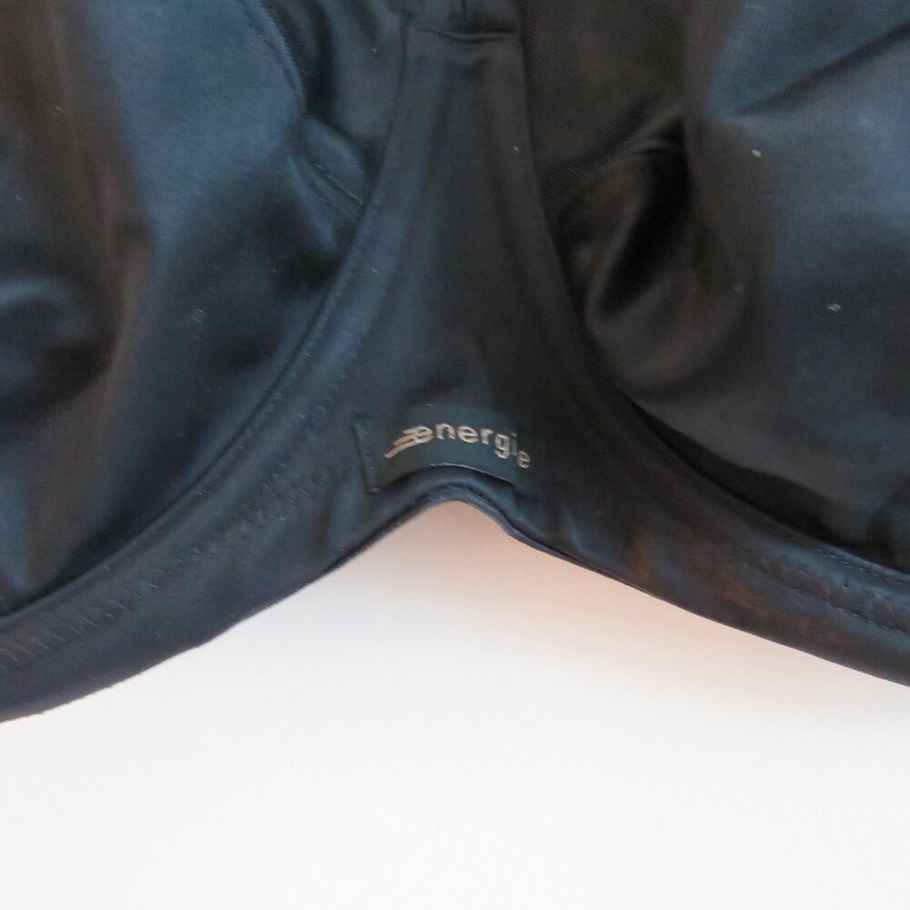 ELOMI Energise Sports Bra in Black Support Athleisure - Size US 42DDD - Picture 3 of 14